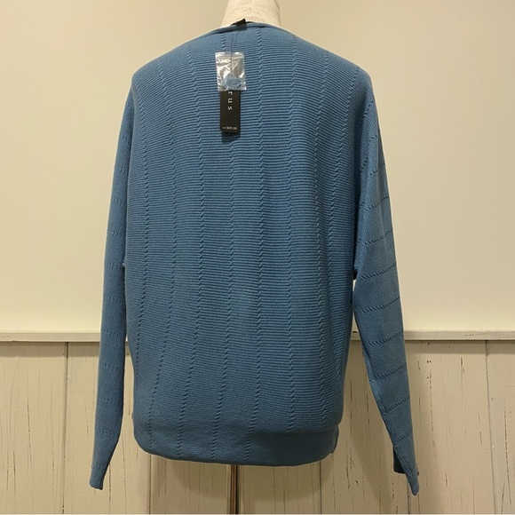 NWT Cyrus Small Long Sleeve Blue Sweater - Picture 2 of 12